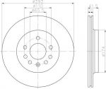 Hella 8DD 355 109-191 тормозной диск на SAAB 9-3 (YS3F)