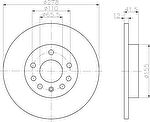 Hella 8DD 355 109-211 тормозной диск на SAAB 9-3 (YS3F)