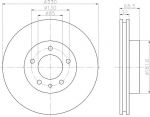Hella 8DD 355 109-731 тормозной диск на VW TOUAREG (7LA, 7L6, 7L7)