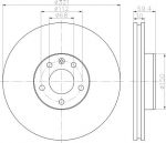Hella 8DD 355 111-131 тормозной диск на AUDI A6 Allroad (4FH, C6)