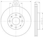 Hella 8DD 355 111-781 тормозной диск на KIA SPECTRA седан (LD)