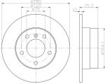 Hella 8DD 355 112-641 тормозной диск на Z4 (E85)