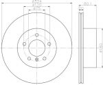 Hella 8DD 355 112-701 тормозной диск на SSANGYONG RODIUS