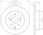 Hella 8DD 355 114-071 тормозной диск на TOYOTA RAV 4 IV (WWA4_, AVA4_, ZSA4_, ALA4_)