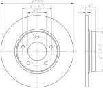 Hella 8DD 355 115-831 тормозной диск на MAZDA 6 (GH)