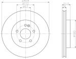 Hella 8DD 355 121-041 тормозной диск на MERCEDES-BENZ M-CLASS (W163)
