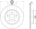 Hella 8DD 355 123-061 тормозной диск на NISSAN X-TRAIL (T32_)