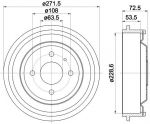 Hella 8DT 355 300-141 тормозной барабан на FORD TAUNUS '80 (GBS, GBNS)