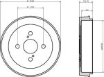 Hella 8DT 355 300-791 тормозной барабан на TOYOTA YARIS VERSO (_NLP2_, _NCP2_)