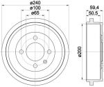 Hella 8DT 355 301-571 тормозной барабан на VW POLO CLASSIC (6KV2)