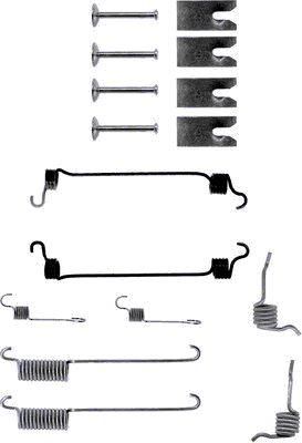 Hella 8DZ 355 200-391 комплектующие, тормозная колодка на FORD KA (RB_)