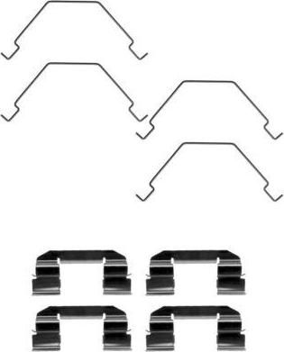 Hella 8DZ 355 203-691 комплектующие, колодки дискового тормоза на MAZDA 626 IV Hatchback (GE)