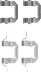 Hella 8DZ 355 203-741 комплектующие, колодки дискового тормоза на NISSAN PATHFINDER IV (R52)