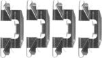 Hella 8DZ 355 203-761 комплектующие, колодки дискового тормоза на NISSAN PATHFINDER IV (R52)