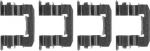 Hella 8DZ 355 204-021 комплектующие, колодки дискового тормоза на HYUNDAI COUPE (RD)