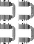 Hella 8DZ 355 204-751 комплектующие, колодки дискового тормоза на HYUNDAI i20 (PB, PBT)
