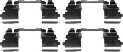 Hella 8DZ 355 205-401 комплектующие, колодки дискового тормоза на IVECO DAILY IV самосвал