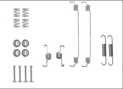 Hella 8DZ 355 206-051 комплектующие, тормозная колодка на NISSAN NOTE (E12)