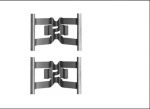 Hella 8DZ 355 206-181 комплектующие, колодки дискового тормоза на PORSCHE CAYENNE (92A)