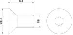 Hella 8DZ 355 209-061 болт, диск тормозного механизма на MAZDA 626 IV Hatchback (GE)
