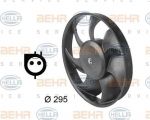 Hella 8EW 009 144-651 вентилятор, охлаждение двигателя на FORD SIERRA Наклонная задняя часть (GBC, GBG)