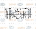 Hella 8EW 009 157-661 вентилятор салона на DAF 75 CF