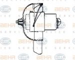Hella 8EW 009 160-321 вентилятор салона на MERCEDES-BENZ NG