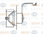 Hella 8EW 009 160-511 вентилятор салона на MERCEDES-BENZ O 305