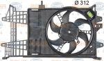 Hella 8EW 351 039-641 вентилятор, охлаждение двигателя на FIAT PUNTO (188)