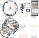 Hella 8EW 351 104-431 вентилятор салона на AUDI Q5 (8R)