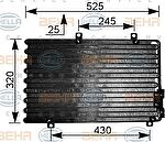 Hella 8FC 351 036-741 конденсатор, кондиционер на ALFA ROMEO 146 (930)