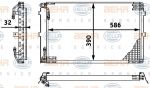 Hella 8FC 351 317-091 конденсатор, кондиционер на VOLVO 240 Kombi (P245)