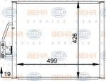 HELLA Радиатор кондиционера E39 95-04 (64538378438, 8FC351300-001)