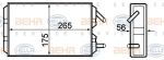 Hella 8FH 351 308-751 теплообменник, отопление салона на VOLVO 740 Kombi (745)