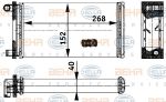 HELLA Радиатор отопителя MB T1 207-310D (8FH351312-391)