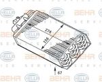Hella 8FV 351 211-721 испаритель, кондиционер на Z3 (E36)