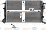 Hella 8MK 376 700-431 радиатор, охлаждение двигателя на RENAULT GRAND SCЙNIC III (JZ0/1_)