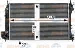 Hella 8MK 376 700-441 радиатор, охлаждение двигателя на SAAB 9-3 кабрио (YS3F)