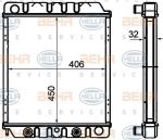 Hella 8MK 376 706-791 радиатор, охлаждение двигателя на VOLVO 240 Kombi (P245)