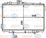 Hella 8MK 376 707-421 радиатор, охлаждение двигателя на MAZDA 626 III (GD)