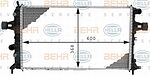 Hella 8MK 376 710-331 радиатор, охлаждение двигателя на OPEL ASTRA G универсал (F35_)