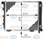 Hella 8MK 376 711-334 радиатор, охлаждение двигателя на MERCEDES-BENZ 190 (W201)
