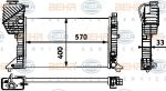 Hella 8MK 376 721-354 радиатор, охлаждение двигателя на MERCEDES-BENZ SPRINTER 2-t фургон (901, 902)