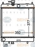 Hella 8MK 376 726-691 радиатор, охлаждение двигателя на NISSAN MICRA II (K11)