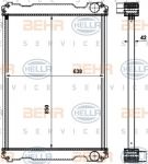 Hella 8MK 376 737-061 радиатор, охлаждение двигателя на IRISBUS CITELIS