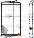 Hella 8MK 376 758-121 радиатор, охлаждение двигателя на VOLVO FL 6
