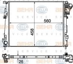 Hella 8MK 376 759-001 радиатор, охлаждение двигателя на NISSAN PRIMASTAR фургон (X83)