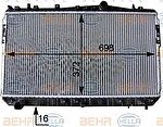 Hella 8MK 376 762-691 радиатор, охлаждение двигателя на CHEVROLET LACETTI (J200)