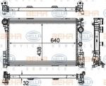 Hella 8MK 376 780-691 радиатор, охлаждение двигателя на MERCEDES-BENZ E-CLASS купе (C207)