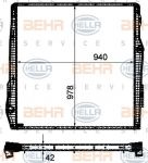 Hella 8MK 376 906-301 радиатор, охлаждение двигателя на SCANIA P,G,R,T - series
